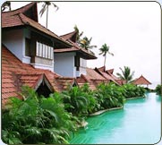 A view of the famed Kumarakom Lake Resort